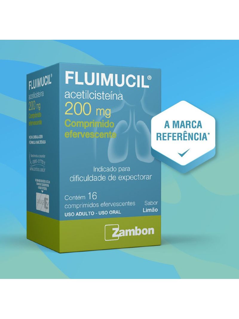 7898074613430-720907-Fluimucil-200mg-Sabor-Limao-16-Comprimidos-Efervescentes