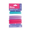Elastico Para Cabelo Grosso Ricca Com 6 Unidades Sem Metal