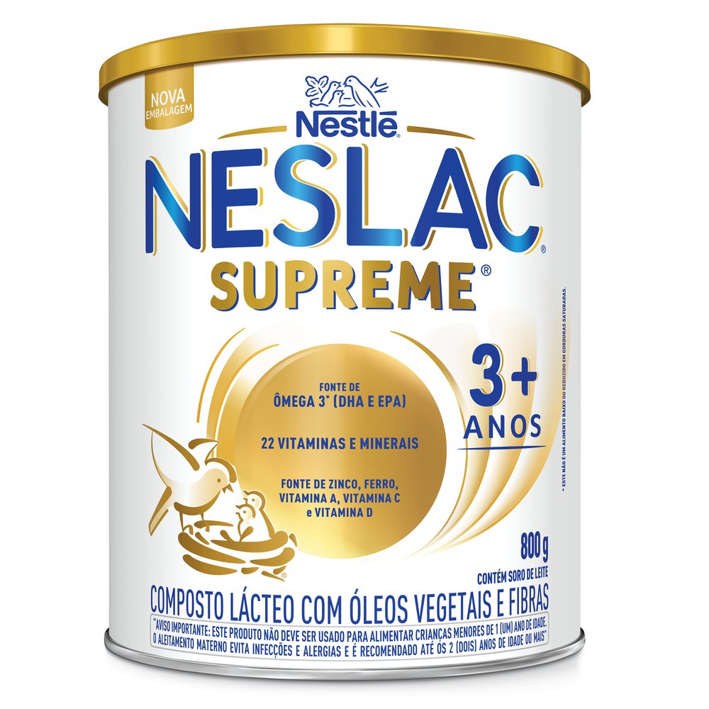 COMPOSTO LACTEO NESLAC SUPREME 800G - Preço Popular