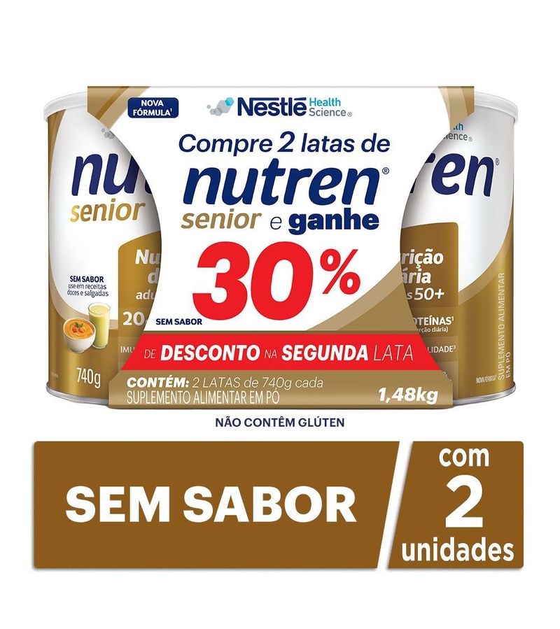 7891000311172-KitComplementoAlimentarNutrenSeniorSemSabor148kgGanhe30-DescontonaSegundaLata-1-jpg