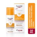 Protetor Solar Eucerin Sun Pigment Control Tinted Fps70 Medio 50ml