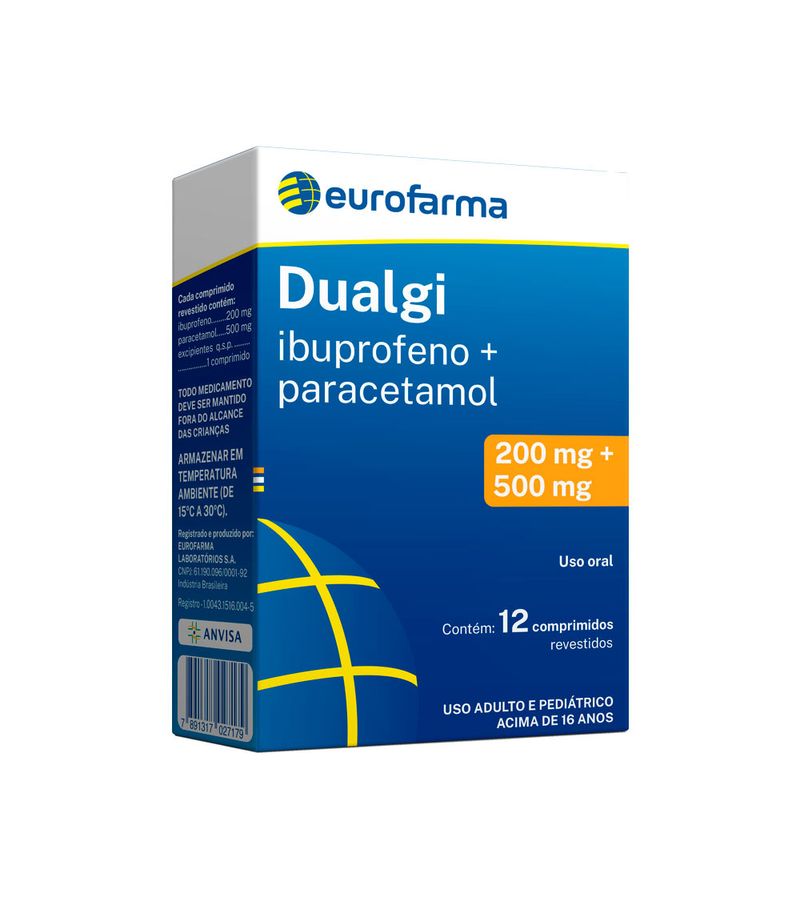 Dualgi-Ibuprofeno-200mg---Paracetamol-500mg-Com-12-Comprimidos--Revestidos-Eurofarma