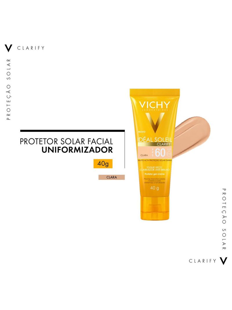 733901-7899706161886-Protetor-Solar-Vichy-Ideal-Solei-Clarify-FPS-60-Clara-40g