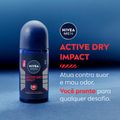 Desodorante Nivea Masculino Roll On Dry Impact 50ml