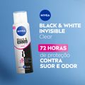 Desodorante Nivea Feminino Aerossol Invisible Black E White 150ml