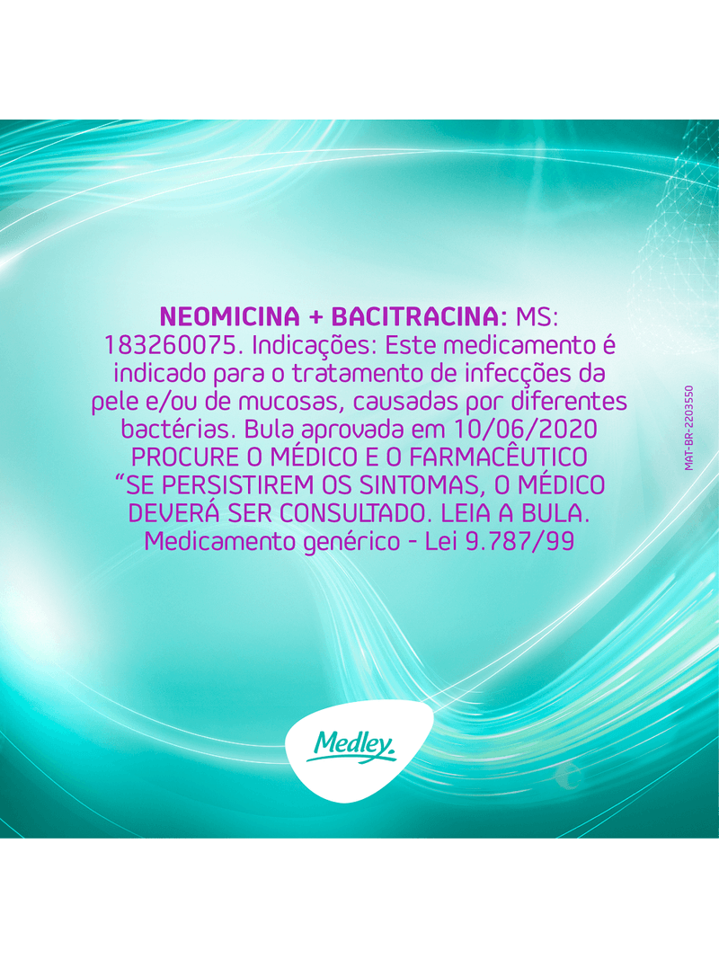 Neomicina---Bacitracina-Zincica-Medley-Pomada-50g