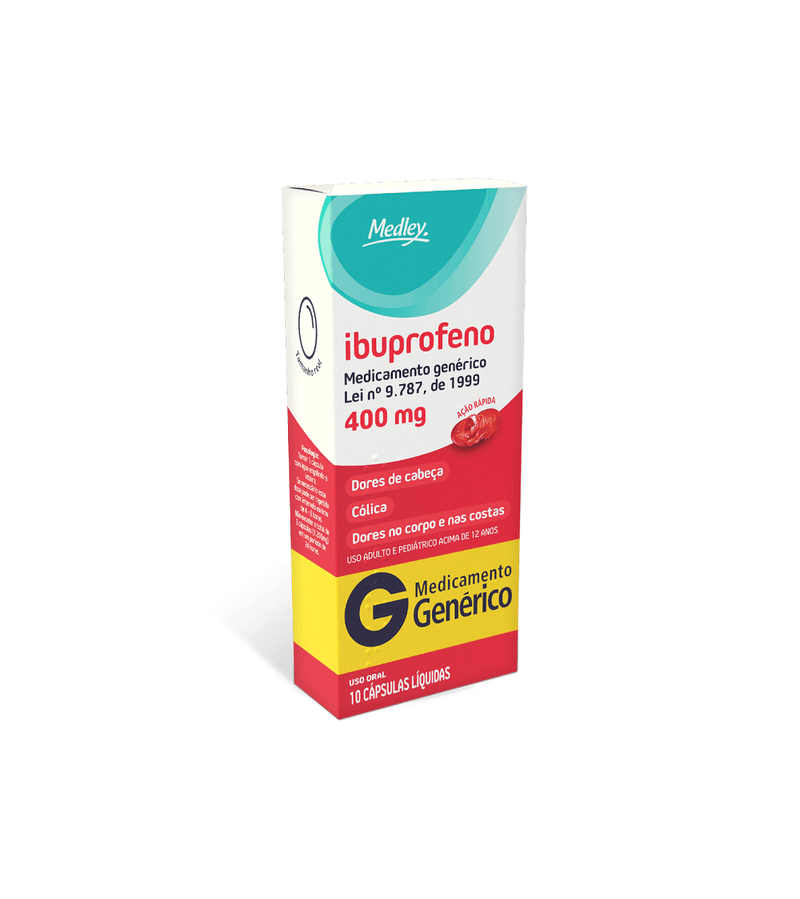 Ibuprofeno-Medley-Com-10-Capsulas-400mg-Generico