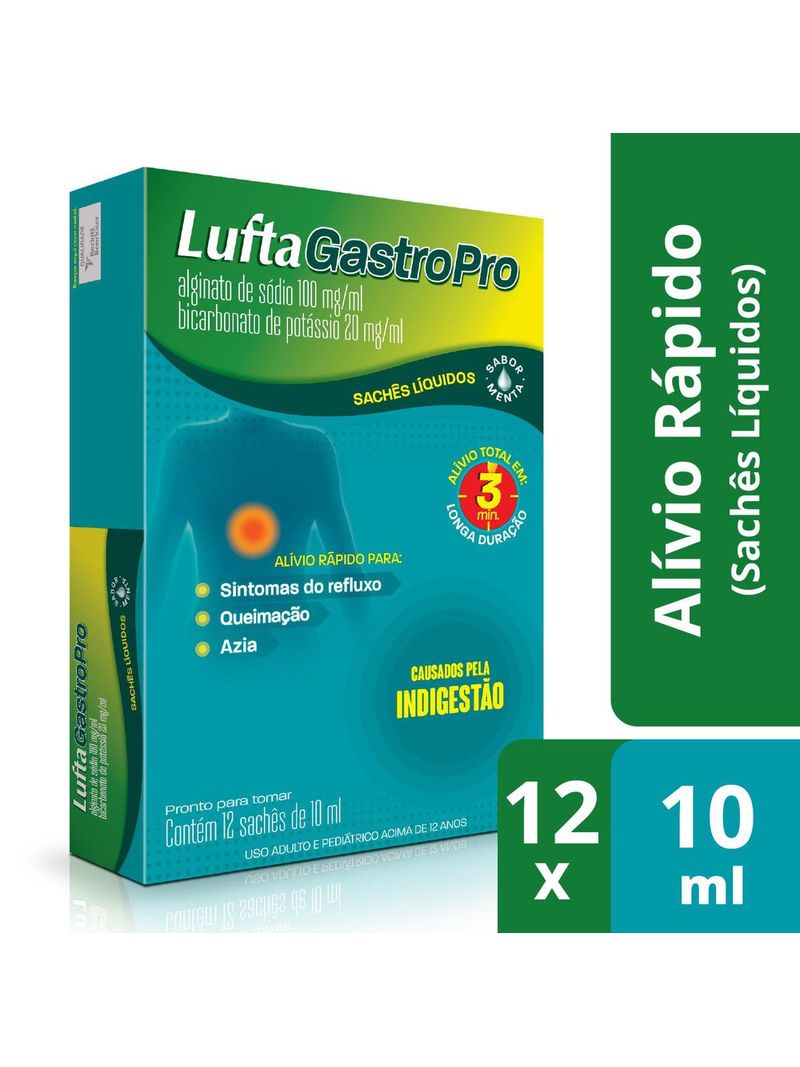 Antiacido-Luftagastropro-Sache-Liquido---12-Saches-De-10ml