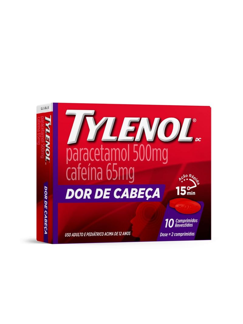 Tylenol-Dor-De-Cabeca-10-Comprimidos
