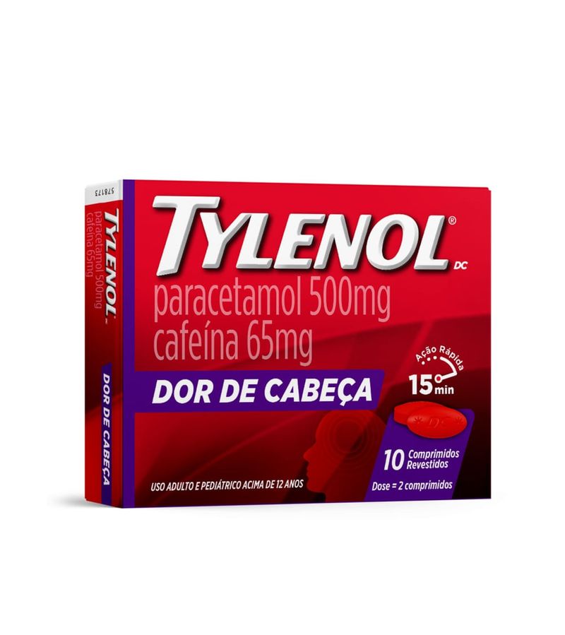 Tylenol-Dor-De-Cabeca-10-Comprimidos