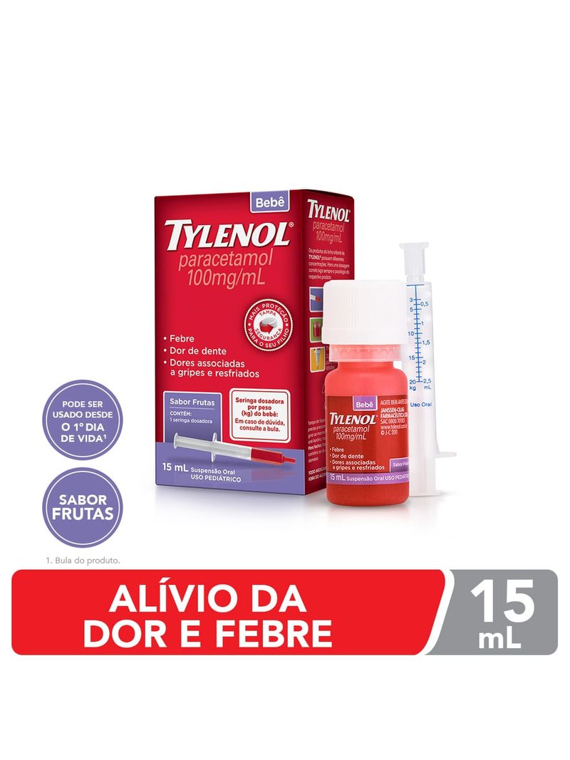 Tylenol-Bebe-Paracetamol-100mg-ml-Sabor-Frutas-15ml-com-Seringa-Dosadora-