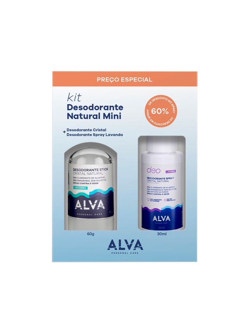 749961 Kit Desodorante Natural Mini Alva Unissex Cristal Stick 60gr + Deo Spray  Lavanda 30ml.jpg
