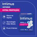 Absorvente Intimus Noturno Extra Protecao Suave Com Abas 30 Unidades