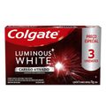 Creme Dental Colgate White Com 3x70gr Carvao Ativado Especial