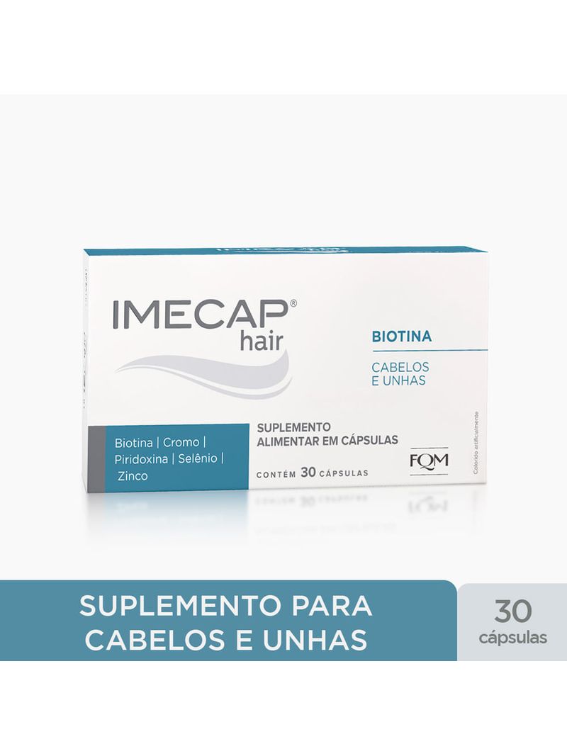 Imecap-Hair-30-Capsulas---Vitaminas-Para-Cabelos-E-Unhas-Com-Biotina