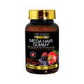 Mega Hair Gummy Belissima Com 30 Gomas Frutas Vermelhas