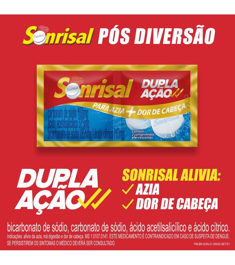 Sonrisal-Com-5-Cartelas-Com-2-Comprimidos-EfervescentesSonrisal-Com-5-Cartelas-Com-2-Comprimidos-Efervescentes