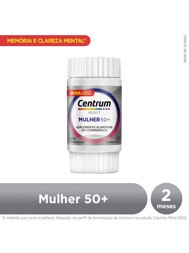 Centrum-Select-Multivitaminico-Mulher-50---Vitaminas-De-A-A-Z-60-Comp