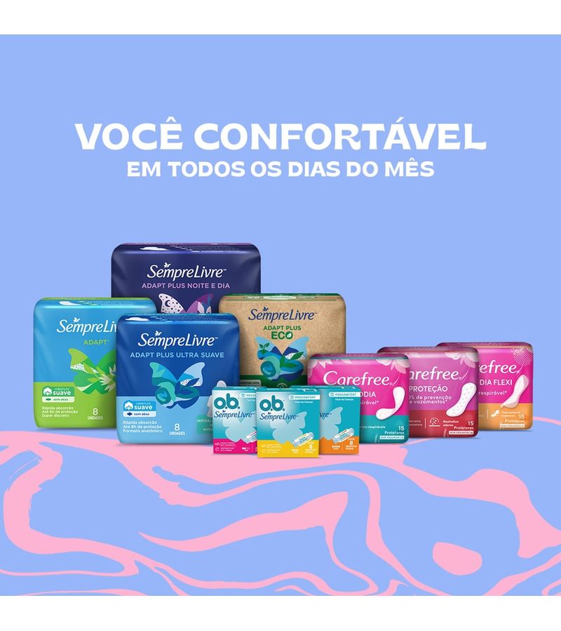 Absorvente-Sempre-Livre-Adapt-Plus-Note-E-Dia-Suave-Com-Abas-8-Unidades