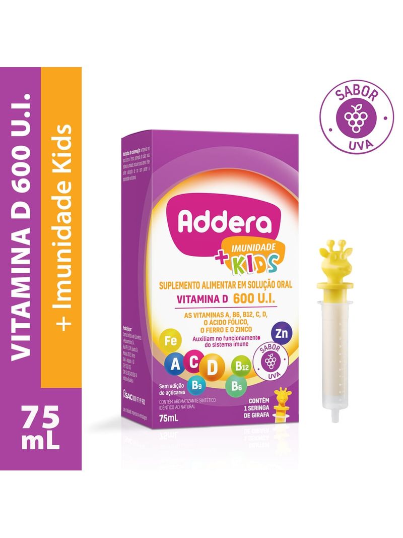Addera--imunidade-Kids-75ml-Solucao-Oral-600ui-Uva
