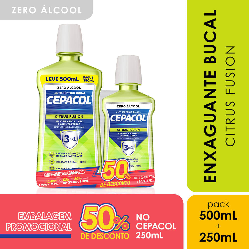 【ペインターネット】バッカルマン ゴールド　バッカルJr. 3体セット KIT ENXAGUANTE BUCAL CEPACOL CITRUS FUSION SEM ÁLCOOL 500ML +