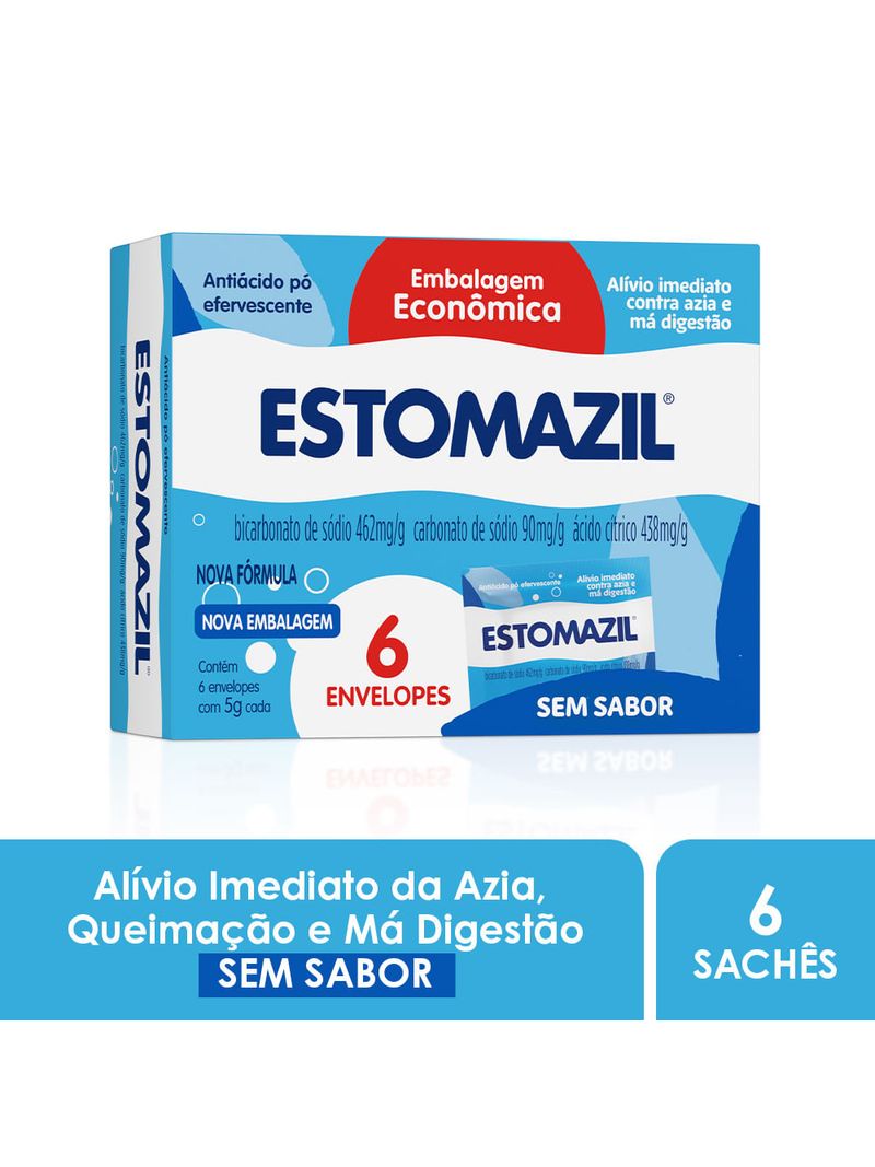 Antiacido-Po-Efervescente-Estomazil-6-Saches-Embalagem-Economica