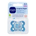 Chupeta Mam Original Night Silicone  Azul 0 A 6 Meses Ch22211