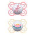 Chupeta Mam Perfect 0-6 Meses Com 2 Unidades Rosa