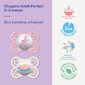 Chupeta Mam Perfect 0-6 Meses Com 2 Unidades Rosa