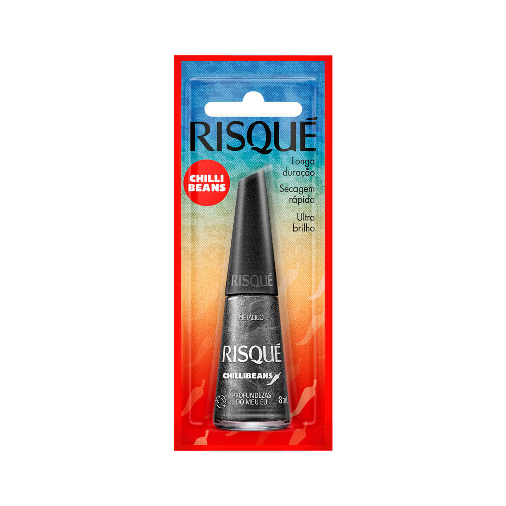 Esmalte Metálico Profundezas do Meu Eu Risqué Chilli Beans Blister 8ml