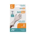 Luva Latex Soft Aid G Com Po 20 Unidades