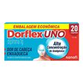 Dorflex Uno Dipirona 1g Enxaqueca 20 Comprimidos
