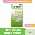 Novalgina Infantil Dipirona 300mg Supositório 5 Unidades