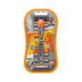Kit 1 Aparelho Recarregável + 6 Cargas Para Barbear Bic Comfort 3 Hybrid