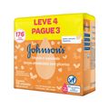 Kit Lenço Umedecido Johnsons Baby Limpeza E Suavidade Com 176 Unidades
