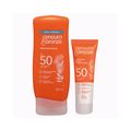 Protetor Solar Corporal Cenoura E Bronze 200ml + Facial Fps50 50gr