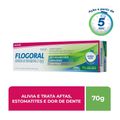 Creme Dental Analgésico Flogoral Menta 70g
