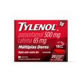 Tylenol Dc 1g Multiplas Dores Paracetamol 500mg + Cafeina 65mg 20  Comprimidos