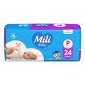 Fralda Mili Ultra Seca P Jumbinho 24 Unidades