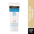 Protetor Solar Neutrogena Sun Fresh Fps30 200ml