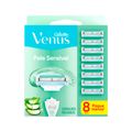 Lamina Gillette Venus Pele Sensivel Com 8 Unidades