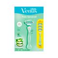 Aparelho Gillette Venus Pele Sensivel + 3 Refis Especial