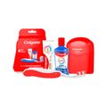Kit Viagem Colgate Escova Dental + Creme Dental 30gr + Enxaguante Bucal  60ml