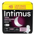 Absorvente Intimus Toda Protegida Noite Com Abas Seca 45 Unidades