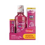 kit carmed fini beijos gel dental enxaguante bucal hidratante labial 01
