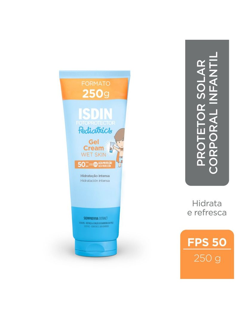 isdin pediatrics protetor solar fps50 gel creme 250gr 02