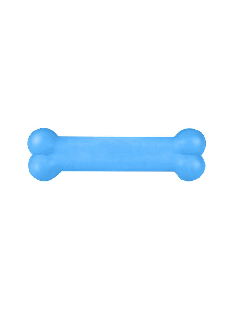 brinquedo para cao osso plaque ataque borracha liso n1 tamanho p furacao pet 01