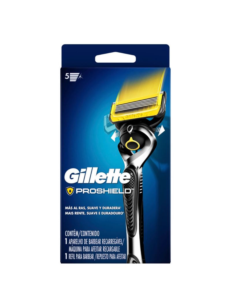 gillette proshield aparelho de barbear 01