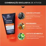 actine gel para limpeza esfoliante 100gr carvao detox 04