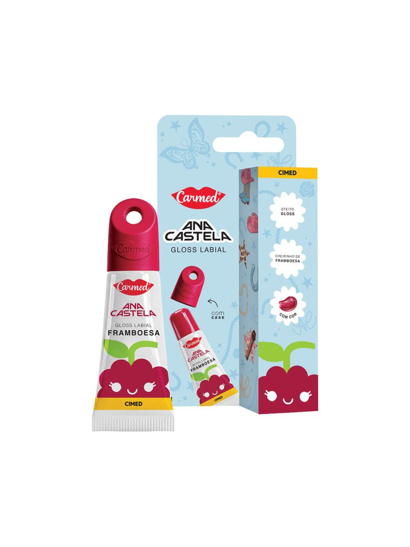 gloss labial carmed ana castela framboesa 5g case 02